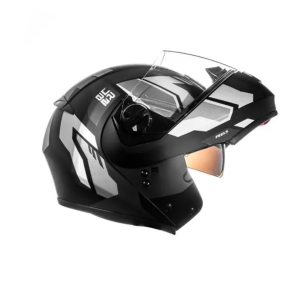 CAPACETE U-RB2 HOLD PRETO / PRATA / 60 / PEELS