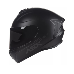 CAPACETE ASX DRAKEN SOLID BRILHO PRETO 60 L