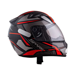 CAPACETE EBF SPIDER / TAMANHO 56 / PRETO/VERMELHO