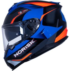 CAPACETE NORISK STRADA DRIVE BLUE/ORANGE/GREY 60/L