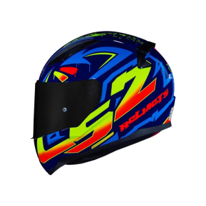 CAPACETE LS2 RAPID FF353 TAGLINE BLU/YELLOW 56/S CÓD FAB: 150-128