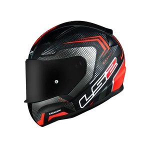 CAPACETE LS2 RAPID FF353 DOOM MATTE BLACK/RED 60/L