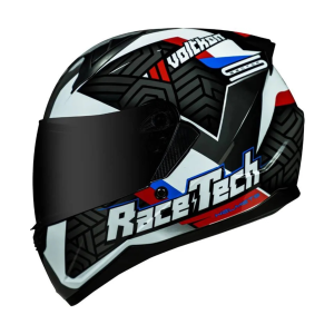 CAPACETE SECTOR VOLTKON BLACK/WHITE / 56/S / RACETECH