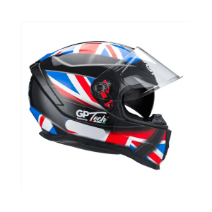 CAPACETE GP TECH ULTRA SV UK AZUL/VERMELHO 56