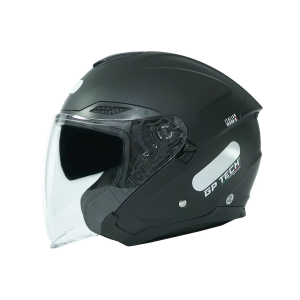 CAPACETE GP TECH OF669 MONO FOSCO PRETO 60 COM OCULOS