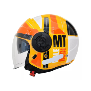 CAPACETE MT HELMETS VIALE SV S RUDI D3 BRILHO FLUOR 60