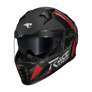 CAPACETE VOLT ABSTRAK MATTE BLACK/RED / 58/M / RACETECH