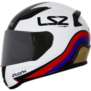 CAPACETE LS2 RAPID FF353 STARK WHT/RED/BLUE/GOLD 56/S