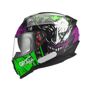 CAPACETE GP TECH ULTRA SV JOKER PRETO/VERDE/ROSA 56