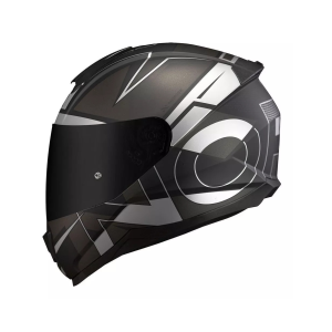 CAPACETE NORISK RAZOR AXIAL MATTE BLK/SILVER 56/S