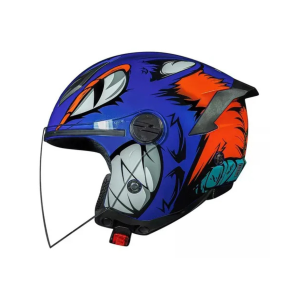 CAPACETE NORISK NEO HYENA BLUE/ORANGE 58/M