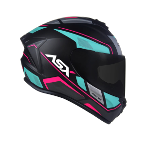 CAPACETE ASX DRAKEN WIND FOSCO PRETO/TIFFANY/PINK 56/S