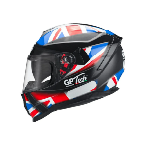 CAPACETE GP TECH ULTRA SV UK AZUL/VERMELHO 61