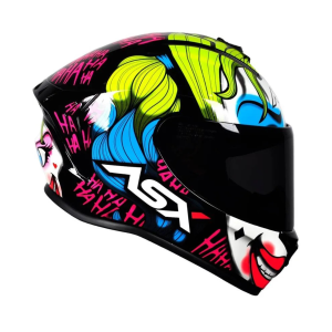 CAPACETE ASX DRAKEN QUEEN GLOSS BLA CK/YELLOW/PINK 58/M