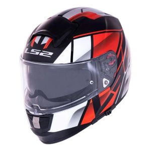 CAPACETE LS2 FF397 VECTOR EVO FT2 KRIPTO MATTE BLK/ORG/SILVER 60/L