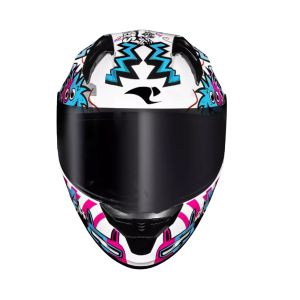 CAPACETE SECTOR EXILIO MATTE WHITE/PINK / 60/L / RACETECH