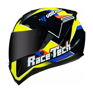 CAPACETE SECTOR VOLTKON BLACK/YELLOW / 58/M / RACETECH