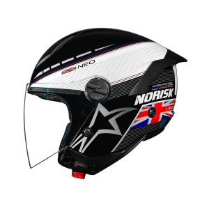 CAPACETE NORISK NEO GRAND PRIX UNITED KINGDON 60/L