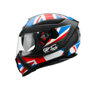 CAPACETE GP TECH ULTRA UK SV FOSCO AZUL-VERMELHO 58