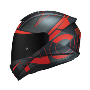 CAPACETE NORISK RAZOR AXIAL MATTE BLK/RED 56/S