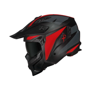 CAPACETE NORISK DARTH 2 X1 MONOCOLOR MATTE BLACK/RED / TAMANHO 60/L