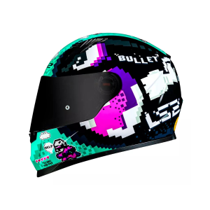 CAPACETE LS2 FF358 BULLET BLACK/BLUE 62/ XL 