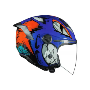 CAPACETE NORISK NEO HYENA BLUE/ORANGE 58/M