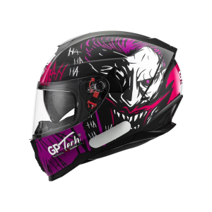 CAPACETE GP TECH ULTRA SV JOKER FOSCO PRETO/ROSA 58