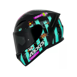 CAPACETE AXXIS SEGMENT APOLO RAY B7 / BLUE / TAMANHO 62