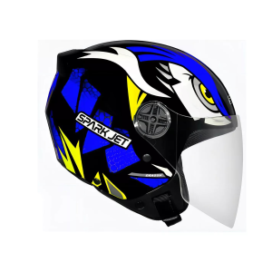 CAPACETE SPARK JET DRAGON 60 PRETO/AZUL