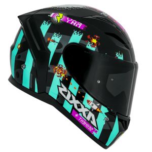 _x000D_ CAPACETE AXXIS SEGMENT APOLO RAY B7 / BLUE / TAMANHO 62