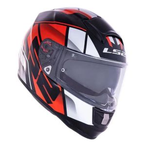 CAPACETE LS2 FF397 VECTOR EVO FT2 KRIPTO MATTE BLK/ORG/SILVER 60/L