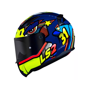 CAPACETE LS2 RAPID FF353 KHAN YELLOW/BLUE 56/S