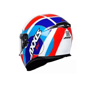 CAPACETE AXXIS EAGLE SV SMART GLOSS WHITE/BLUE/RED 60