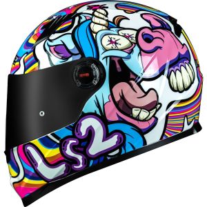 CAPACETE LS2  FF358 BUBBLE WHITE 58/M