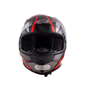 CAPACETE EBF SPIDER / TAMANHO 61 / PRETO/VERMELHO