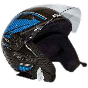 CAPACETE X OPEN  PRETO / AZUL 60 / FW3