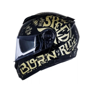 CAPACETE NORISK FORCE BORN TO RIDE GOLD 56/S