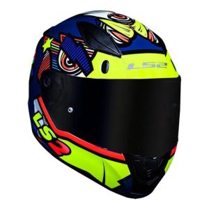 CAPACETE LS2 RAPID FF353 KHAN YELLOW/BLUE 56/S