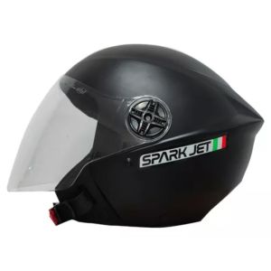 CAPACETE EBF SPARK JET SOLID / TAMANHO 58 / PRETO