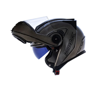 CAPACETE NORISK ROUTE FF345 IRON CHROME / TAMANHO 58/M