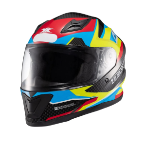 CAPACETE TEXX HAWK RIDE AZUL/VERDE/VERMELHO/PRETO TAMANHO 58