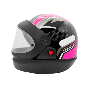 CAPACETE EBF AUTOMATICO STYLE / TAMANHO 60 / PRETO/ROSA