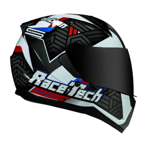 CAPACETE SECTOR VOLTKON BLACK/WHITE / 56/S / RACETECH