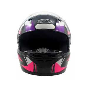 CAPACETE NEW FIT CONTROL 58 PRETO/ROSA