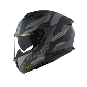 CAPACETE LS2 FF808 STREAM 2 SHADOW MATTE TIT/GREY 60/L