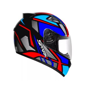 CAPACETE EBF SPIDER / TAMANHO 56 / PRETO/AZUL