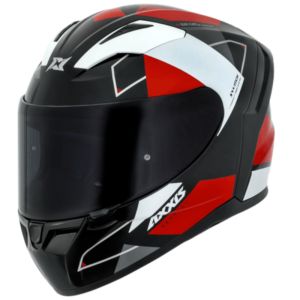 CAPACETE AXXIS SEGMENT SWITCH B5/ RED GLOSS / TAMANHO 62