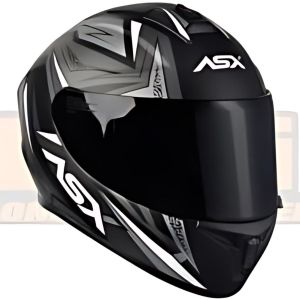 CAPACETE ASX DRAKEN VECTOR FOSCO PRETO/CINZA 58/M