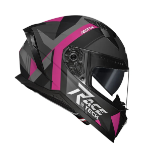 CAPACETE VOLT ABSTRAK MATTE BLACK/PINK / 62/XL / RACETECH